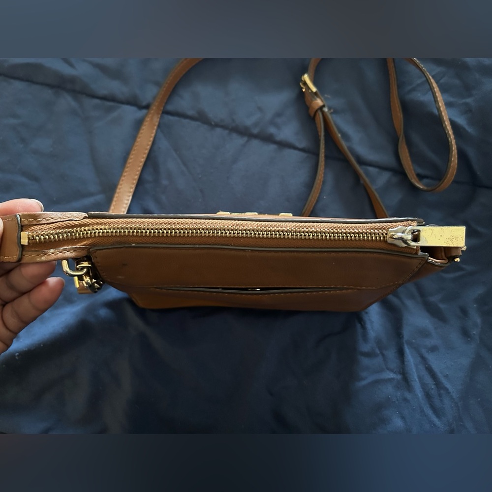 Michael Kors Brown Crossbody Bag with Gold Accents - Picture 4 of 7